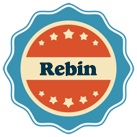 Rebin labels logo