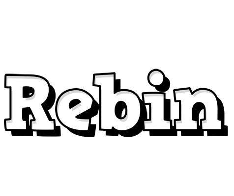 Rebin snowing logo