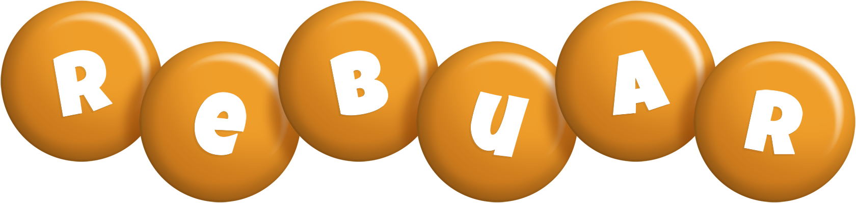 Rebuar candy-orange logo