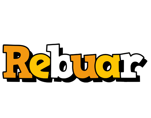 Rebuar cartoon logo