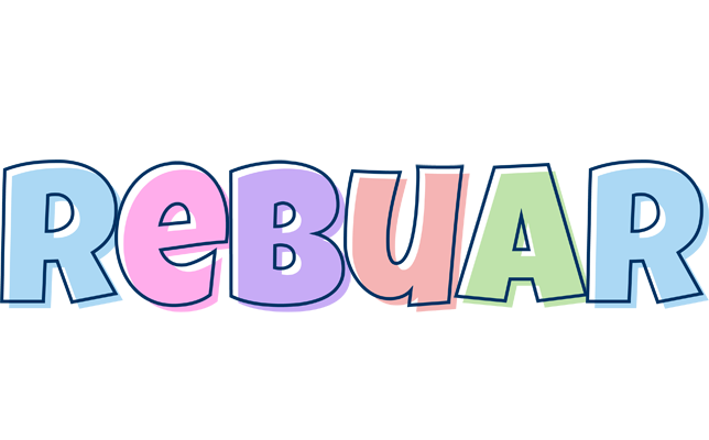 Rebuar pastel logo