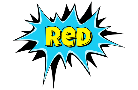 Red amazing logo