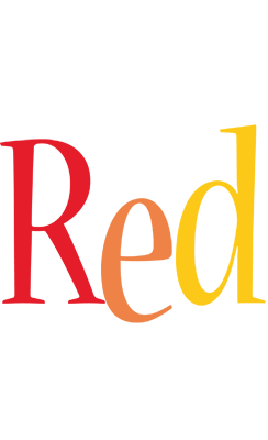 Red birthday logo