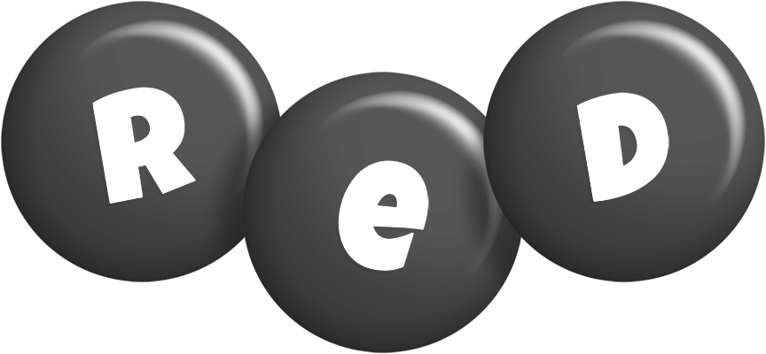 Red candy-black logo