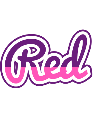 Red cheerful logo