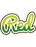 Red golfing logo