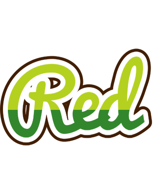 Red golfing logo