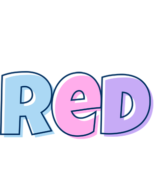 Red pastel logo