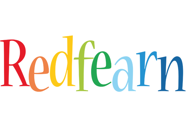 Redfearn birthday logo