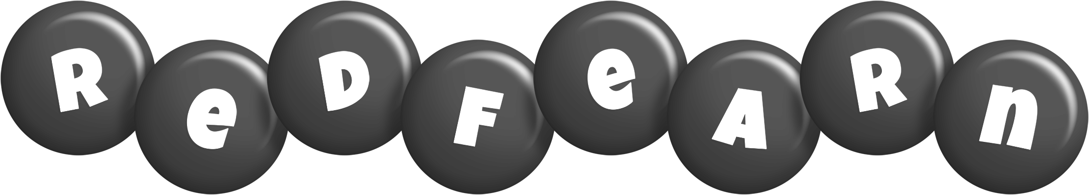Redfearn candy-black logo
