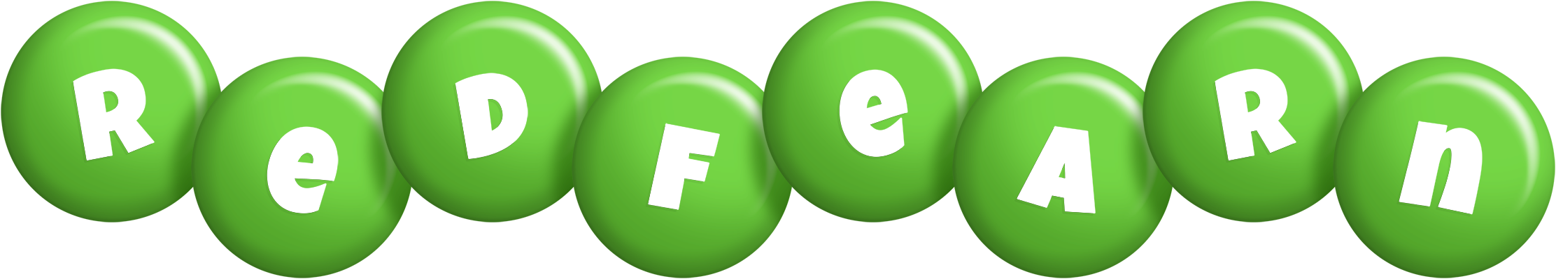 Redfearn candy-green logo