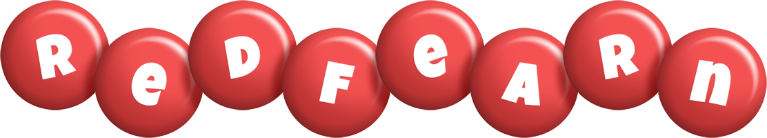 Redfearn candy-red logo