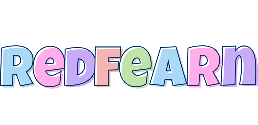 Redfearn pastel logo