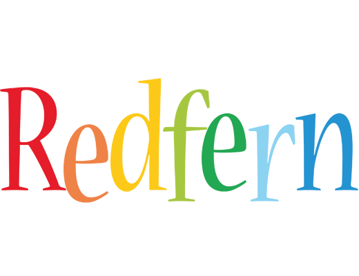 Redfern birthday logo