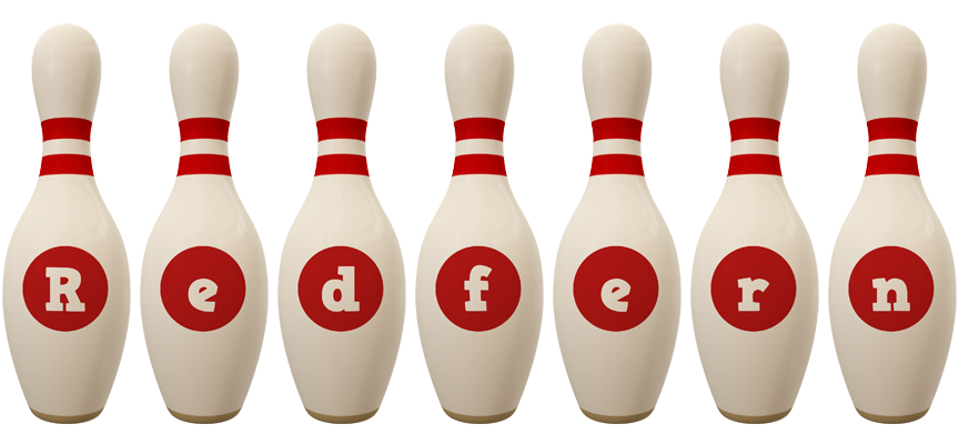 Redfern bowling-pin logo