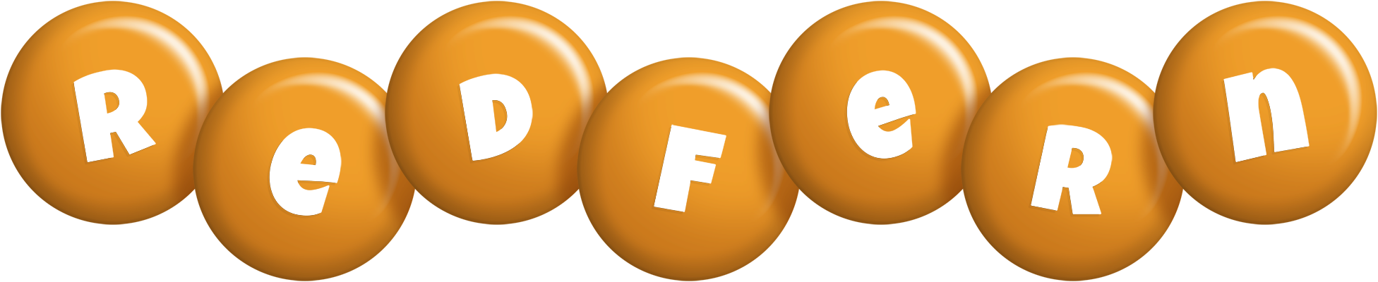 Redfern candy-orange logo