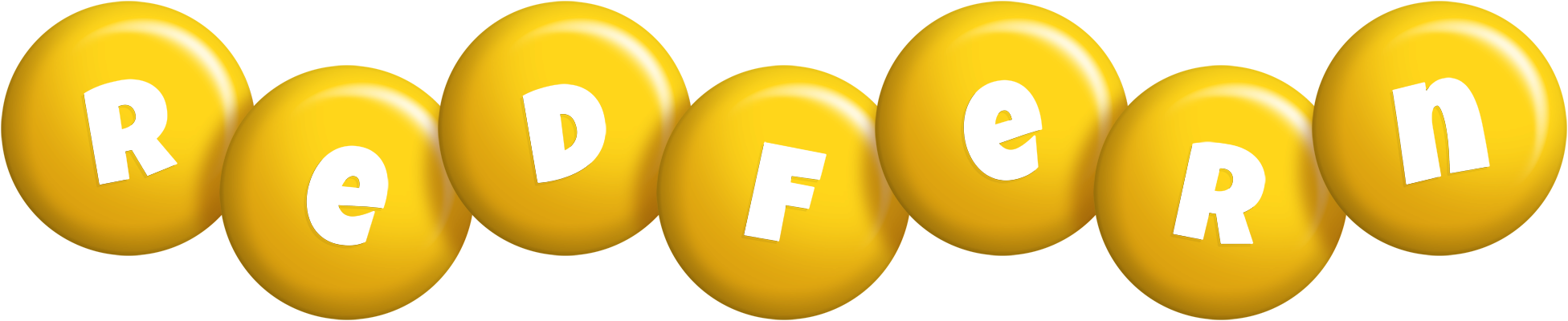 Redfern candy-yellow logo