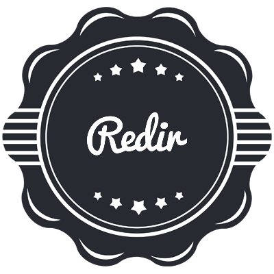 Redir badge logo