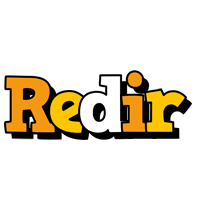 Redir cartoon logo