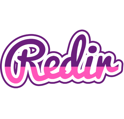 Redir cheerful logo