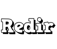 Redir snowing logo