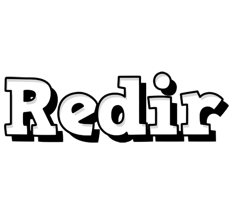Redir snowing logo