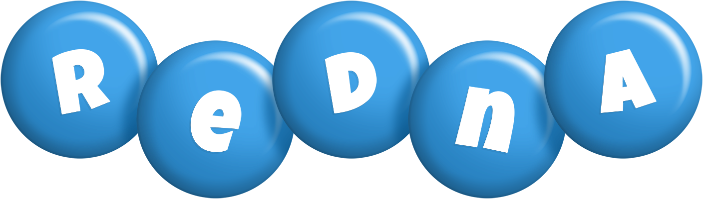 Redna candy-blue logo