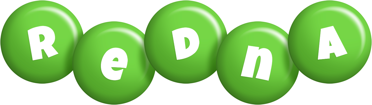 Redna candy-green logo