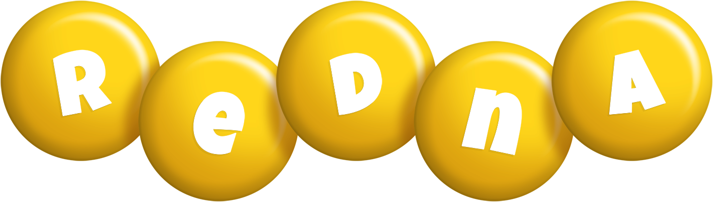 Redna candy-yellow logo