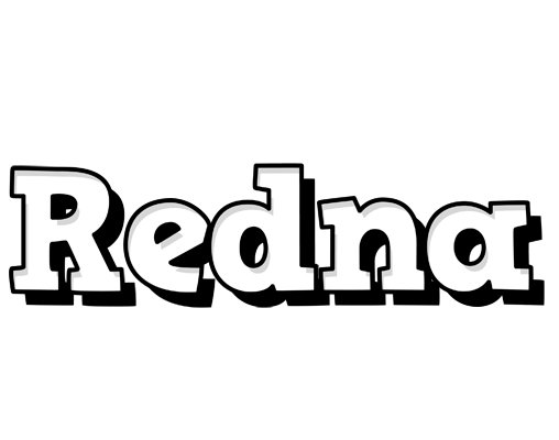 Redna snowing logo