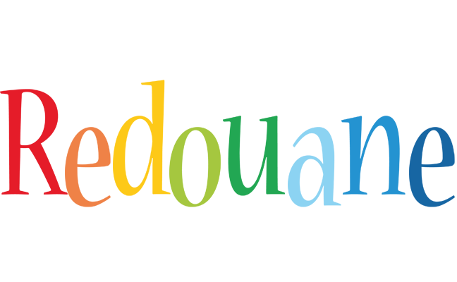 Redouane birthday logo