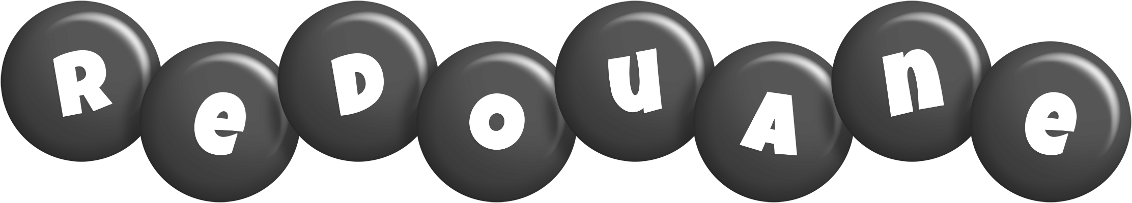 Redouane candy-black logo