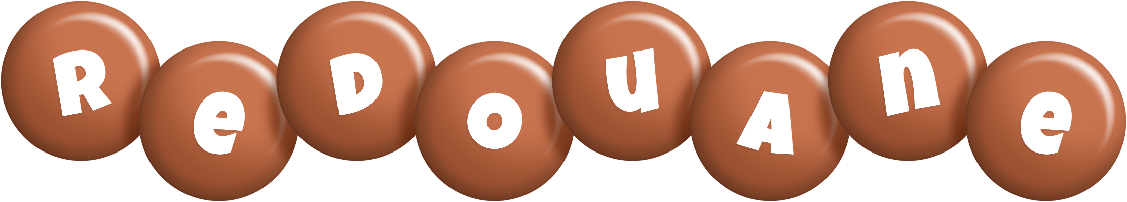 Redouane candy-brown logo