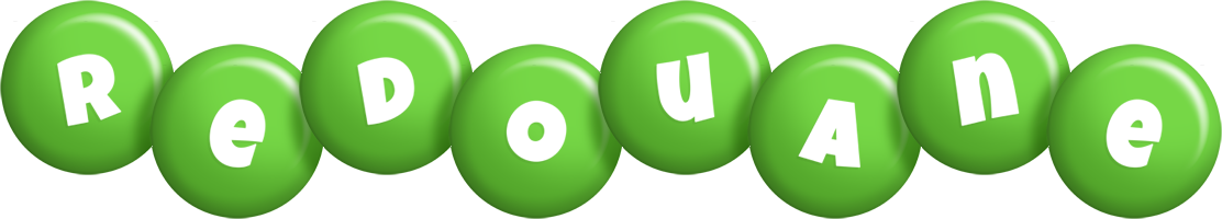 Redouane candy-green logo