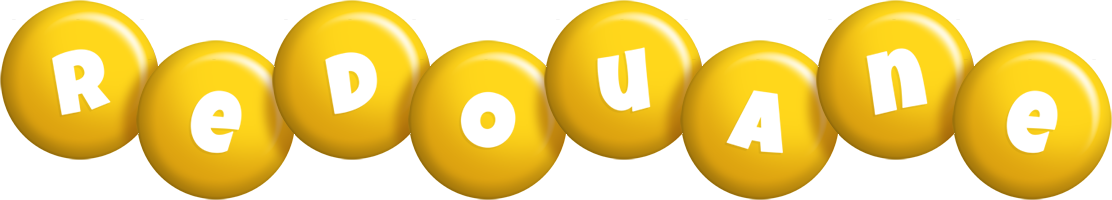 Redouane candy-yellow logo