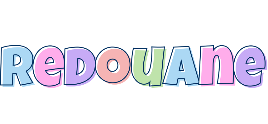 Redouane pastel logo