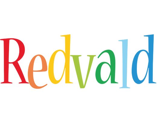 Redvald birthday logo