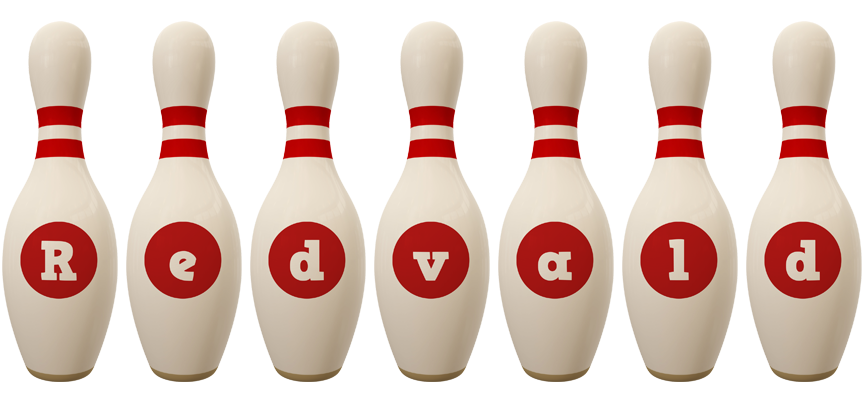 Redvald bowling-pin logo