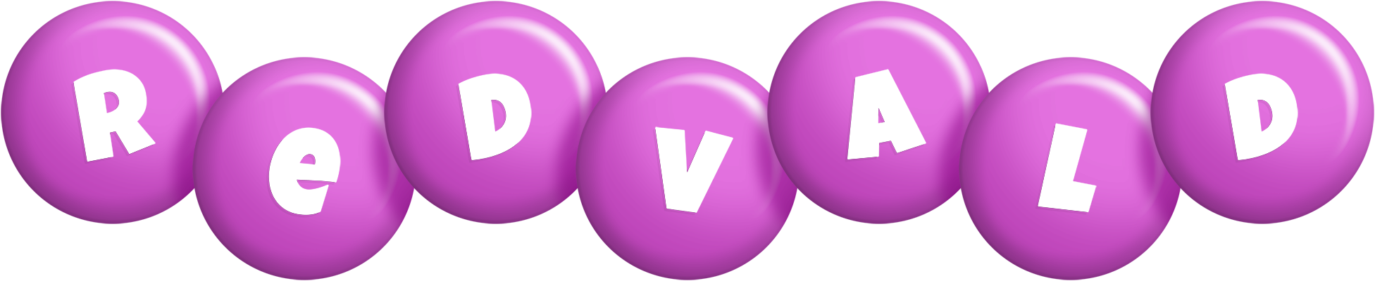 Redvald candy-purple logo