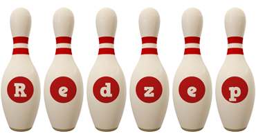 Redzep bowling-pin logo