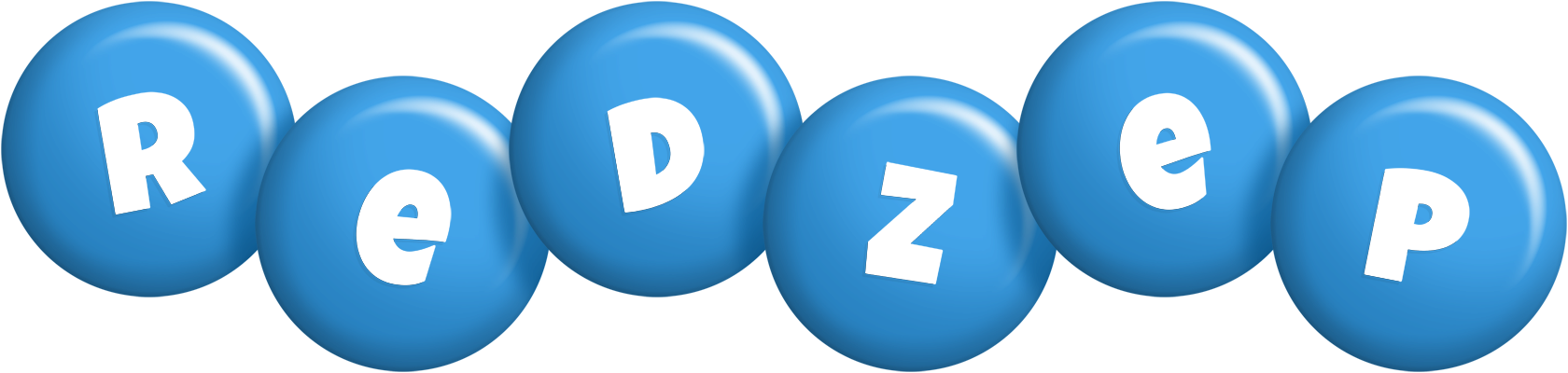 Redzep candy-blue logo