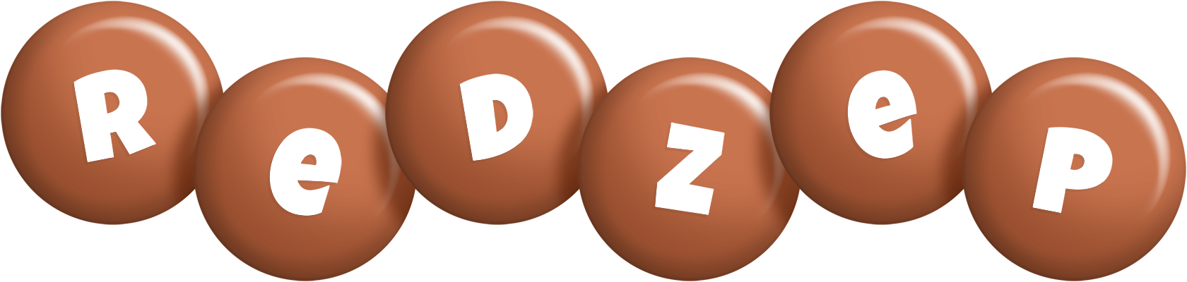 Redzep candy-brown logo