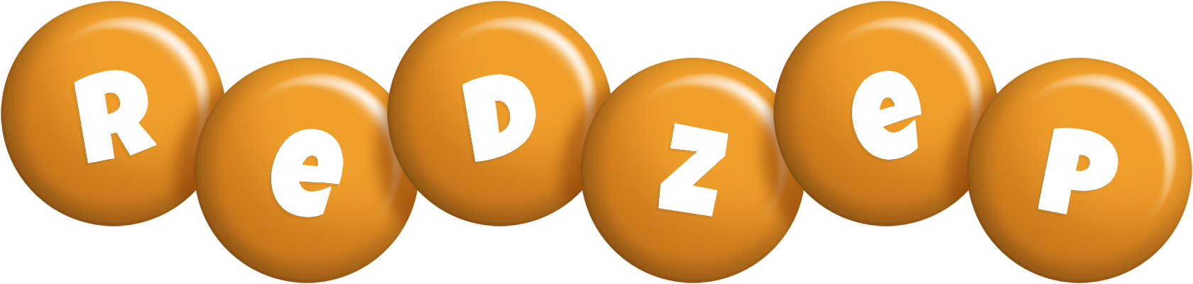 Redzep candy-orange logo