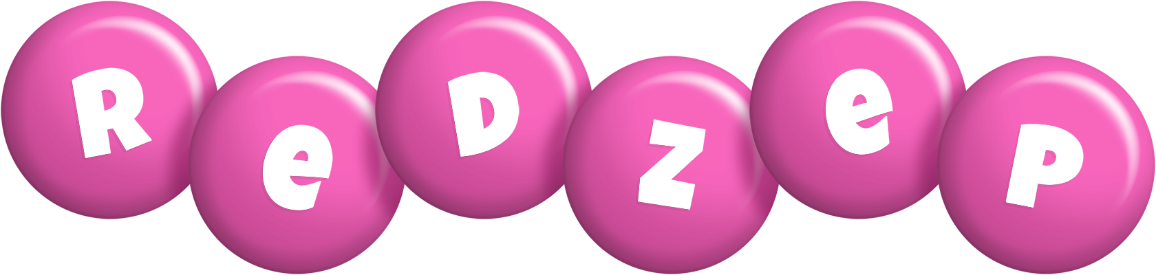 Redzep candy-pink logo