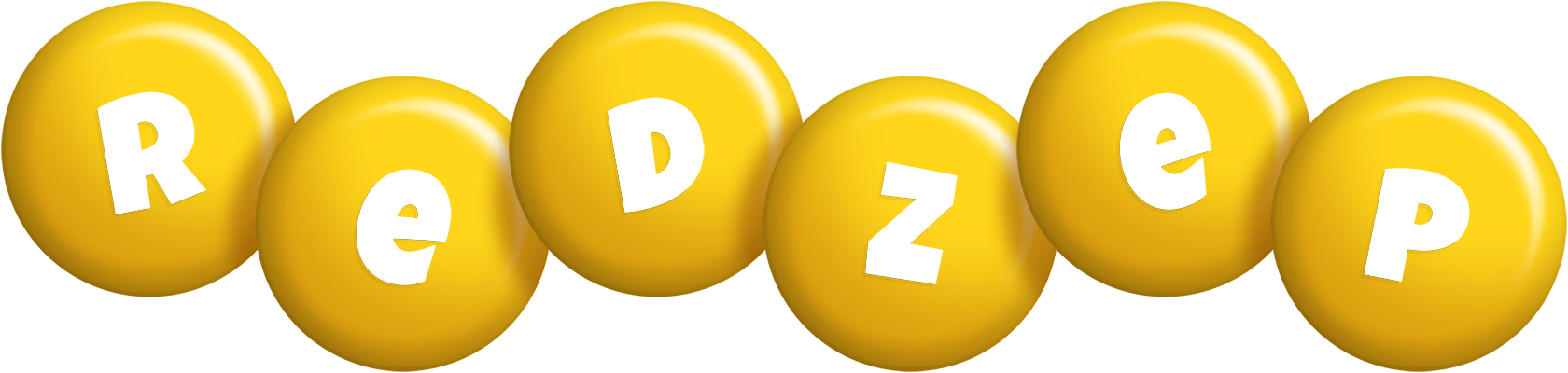 Redzep candy-yellow logo