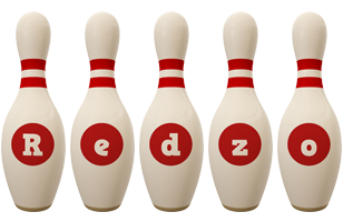 Redzo bowling-pin logo