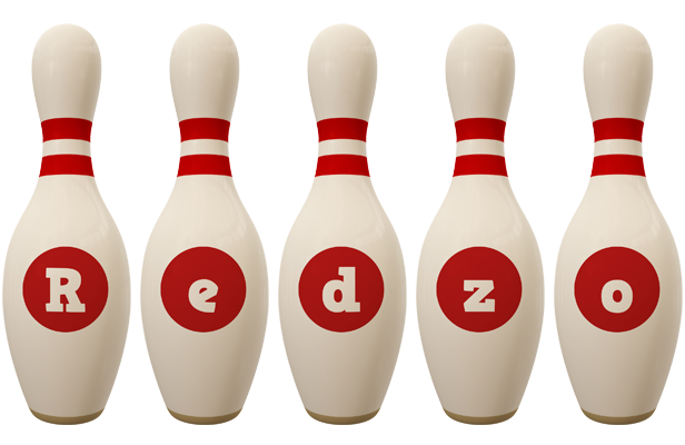 Redzo bowling-pin logo