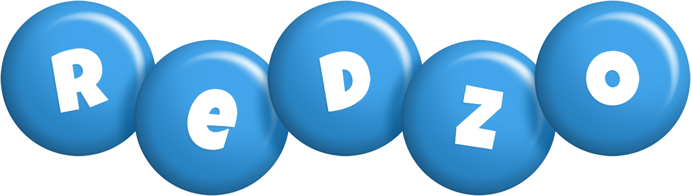 Redzo candy-blue logo