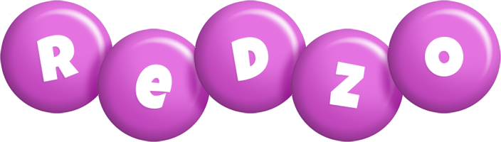 Redzo candy-purple logo