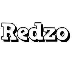 Redzo snowing logo